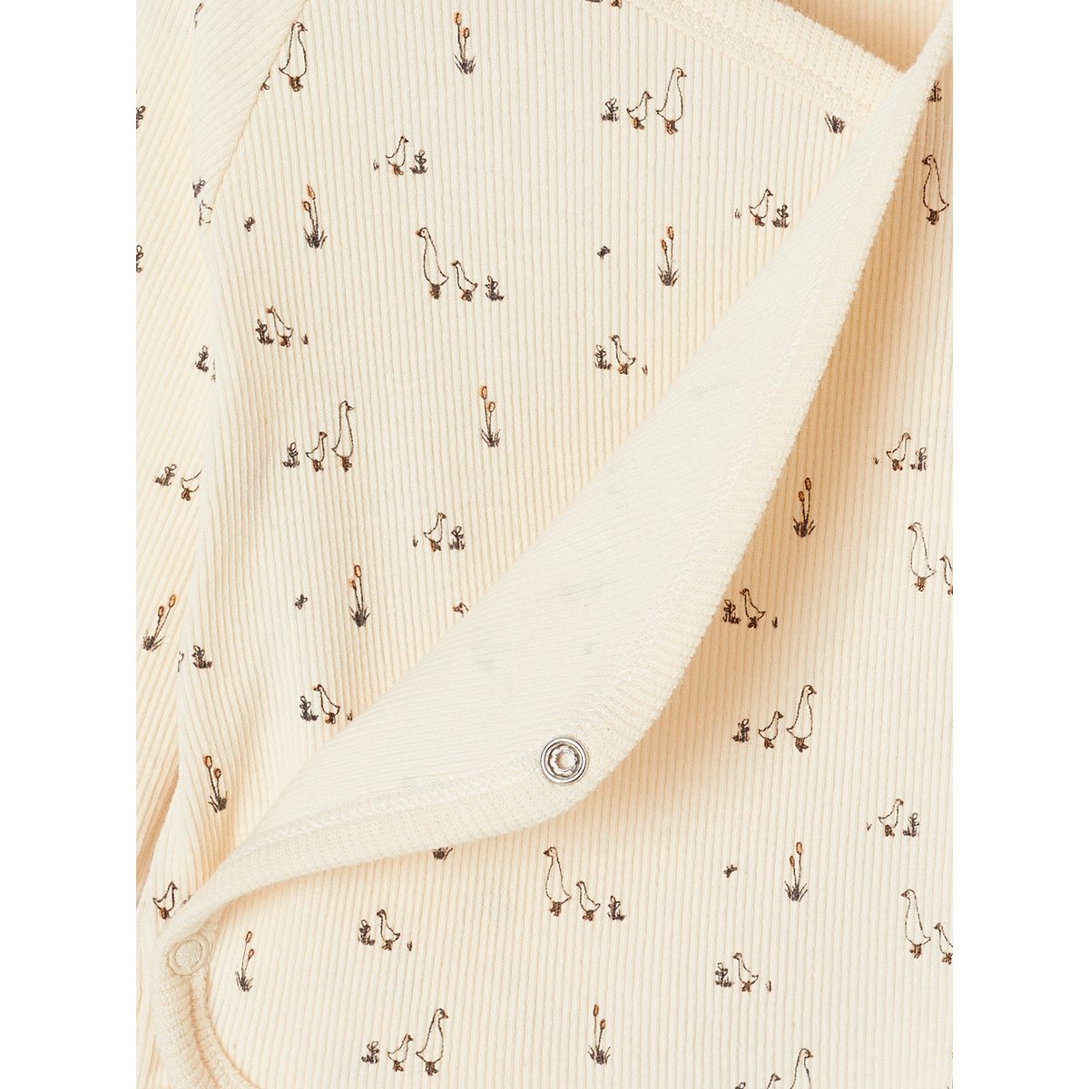 Ensemble naissance 4 pièces bébé petites oies coffret cadeau vanille, VERTBAUDET