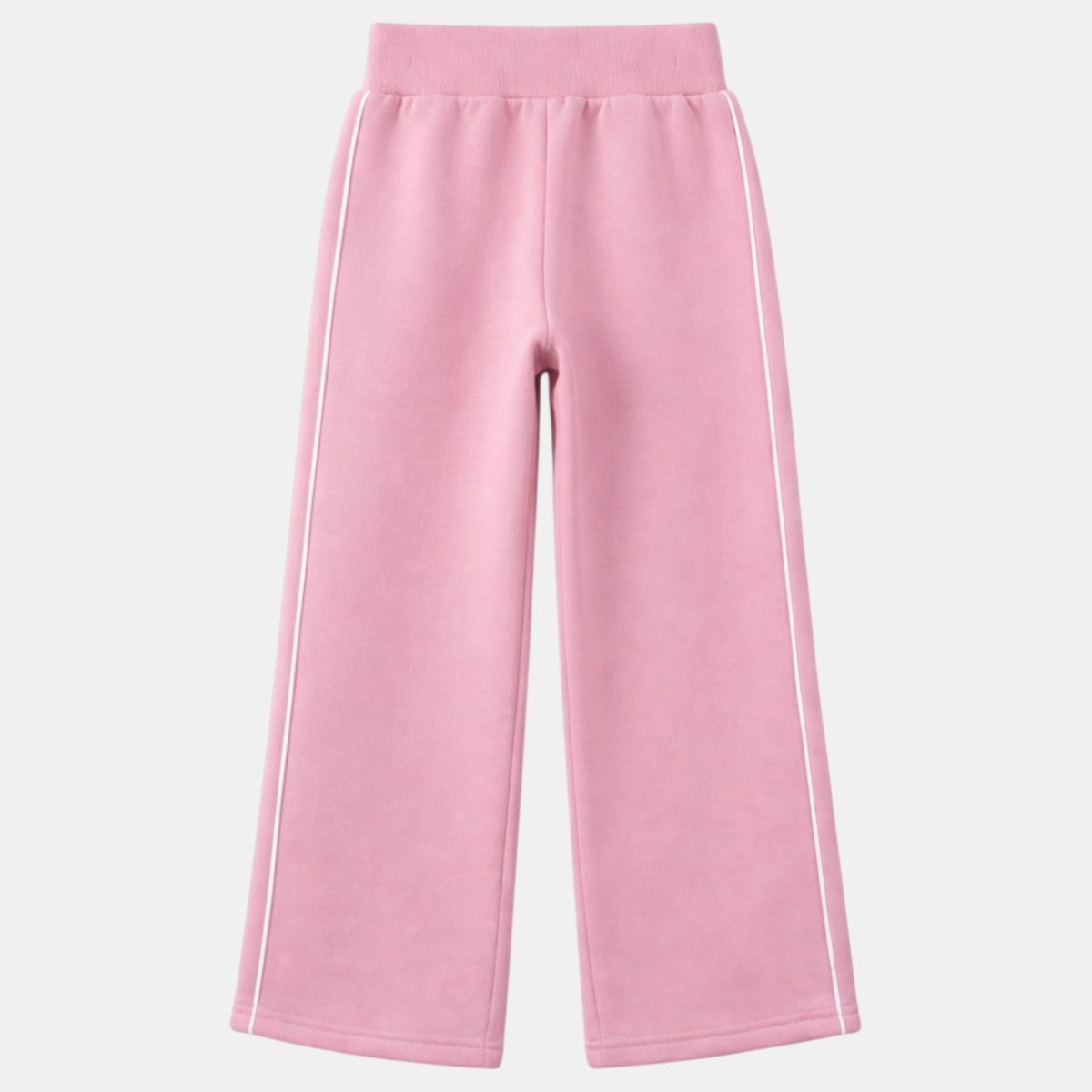 Pantalon de jogging large à bandes latérales, coupe décontractée et taille élastique à cordon WIDE LEG rose, LEE COOPER