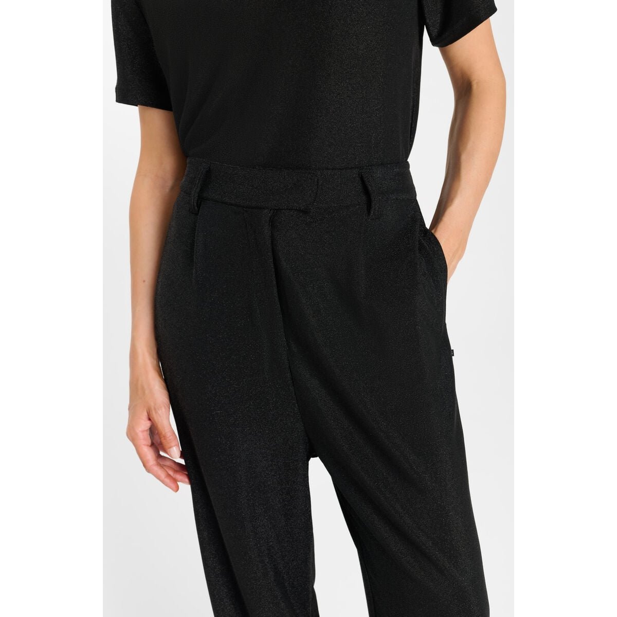 Pantalon droite TAMIRA black, LE TEMPS DES CERISES