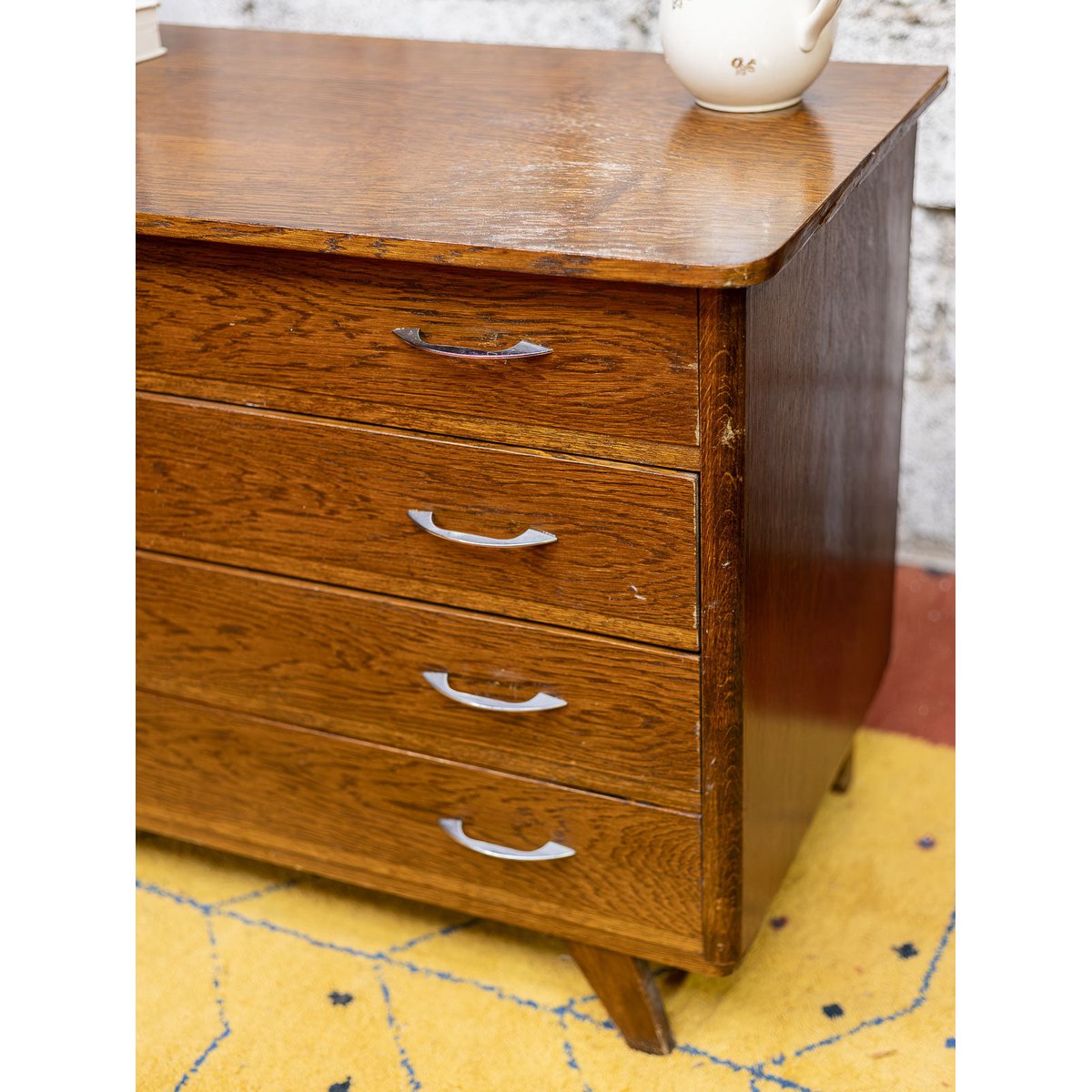 Commode contemporaine Garance N°784 - Bon état argenté, DEBONGOUT