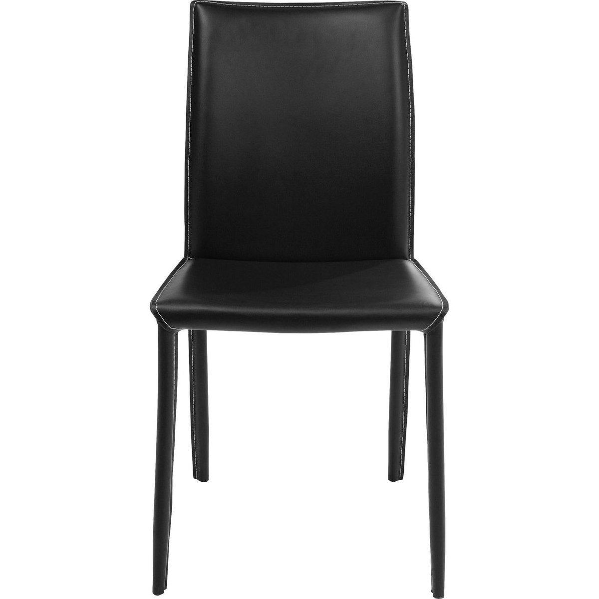 Chaise en cuir, MILANO noir, KARE DESIGN