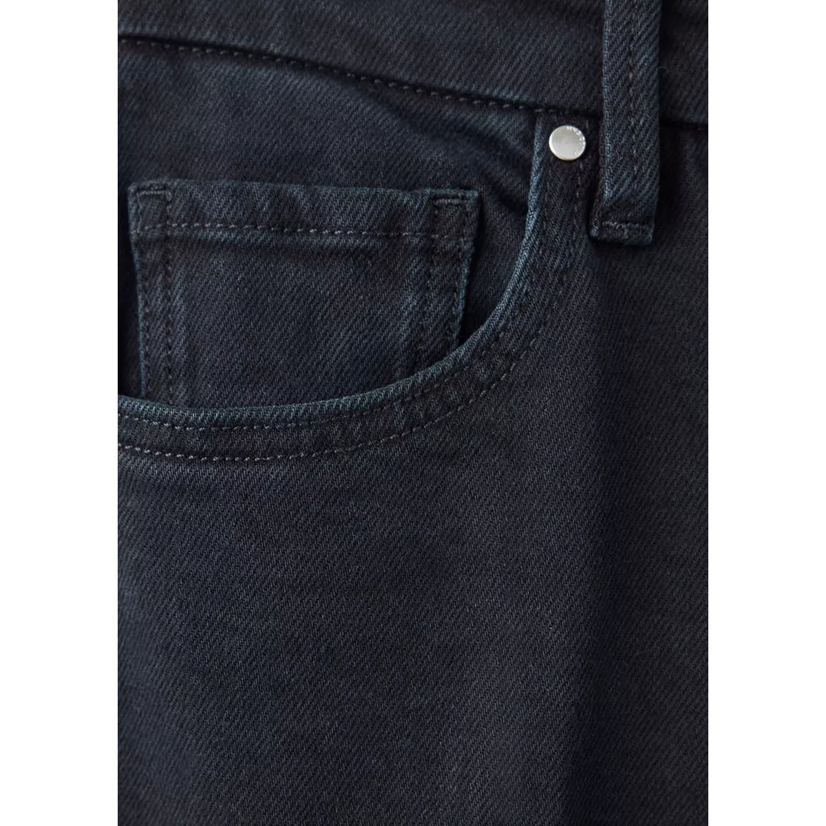 Jean flare taille haute black denim, MANGO