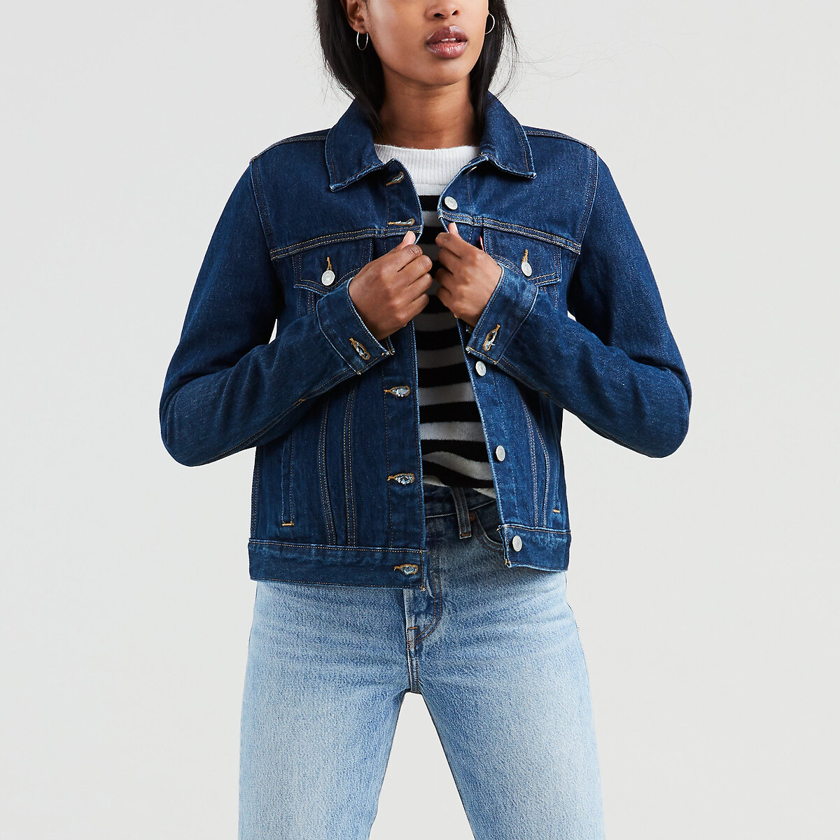 Original Trucker Denim Jacket clean dark authentic, LEVI'S