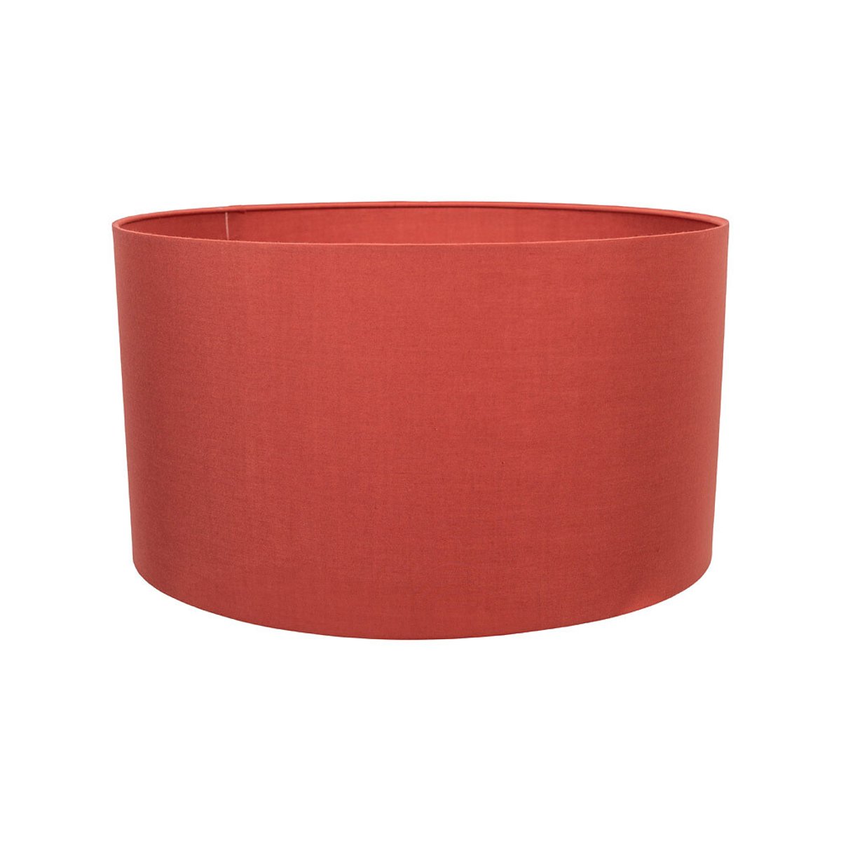 35.5cm Rachelle Rust Red Fabric Shade orange, SO'HOME