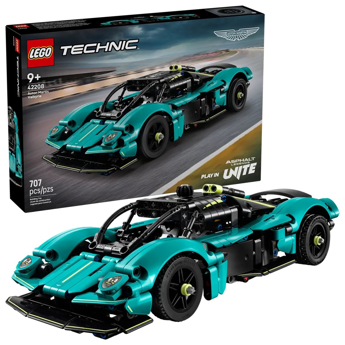 Technic Aston Martin Valkyrie multicolore, LEGO