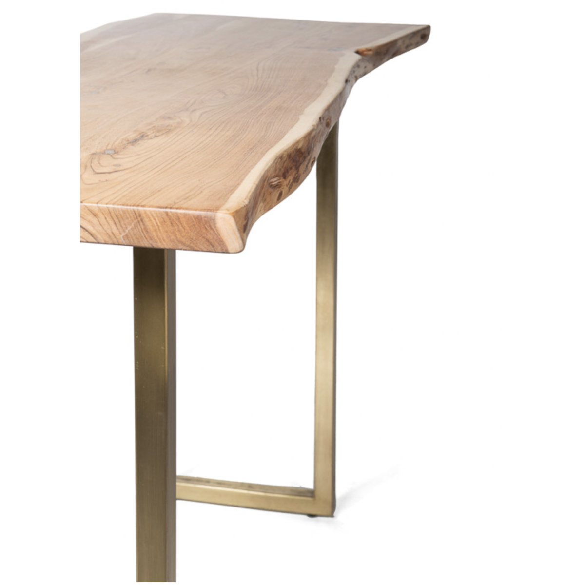 Table haute en bois et métal - GOLDWOOD couleur unique, MATHI DESIGN