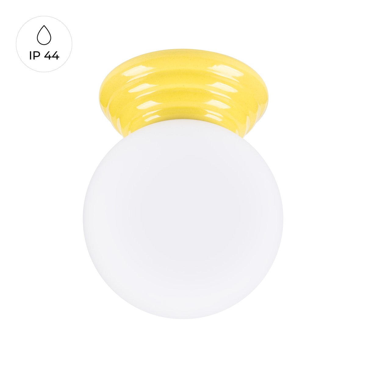 Plafonnier Céramique Jaune G9 1 Zori jaune, EDEN