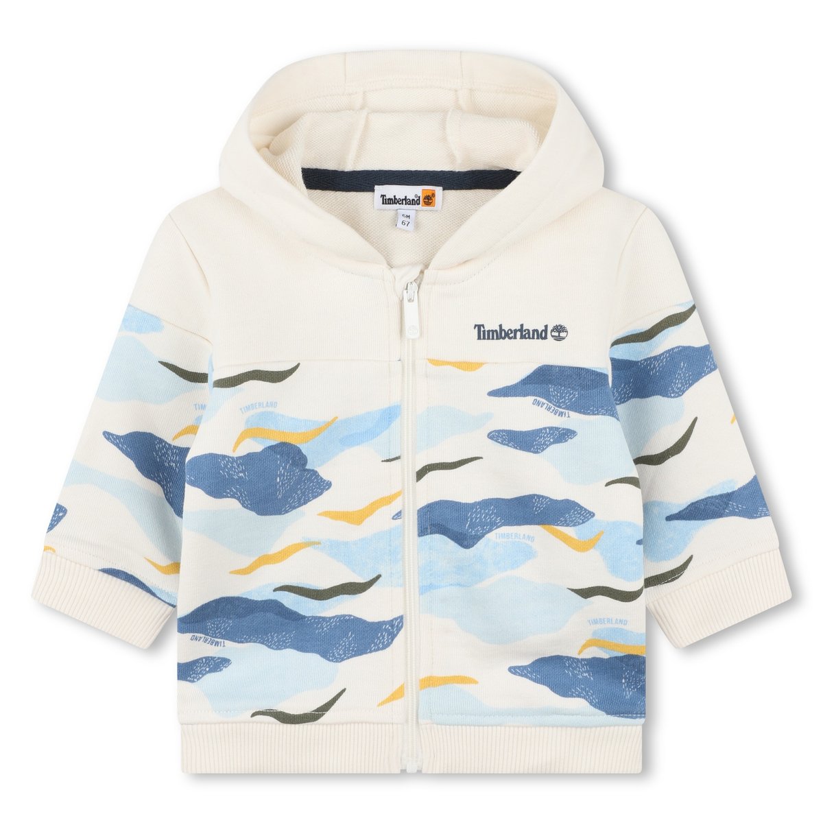 Cardigan à capuche ivoire, TIMBERLAND
