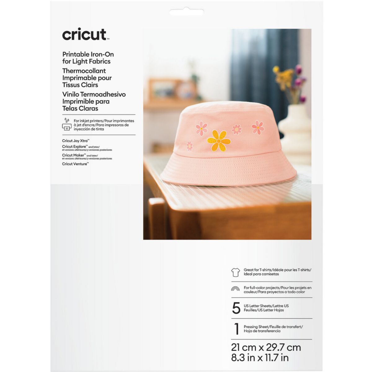 Accessoire Thermocollant imprimable pour tissus cla couleur unique, CRICUT