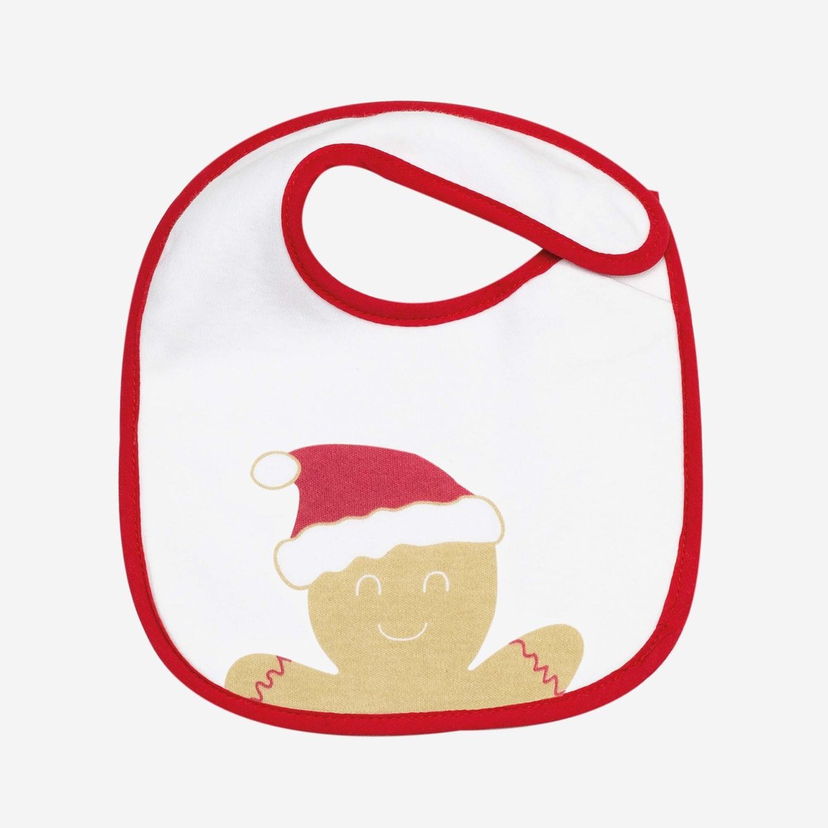 Lot de 2 bavoirs naissance de Noël blanco, TROIS KILOS SEPT