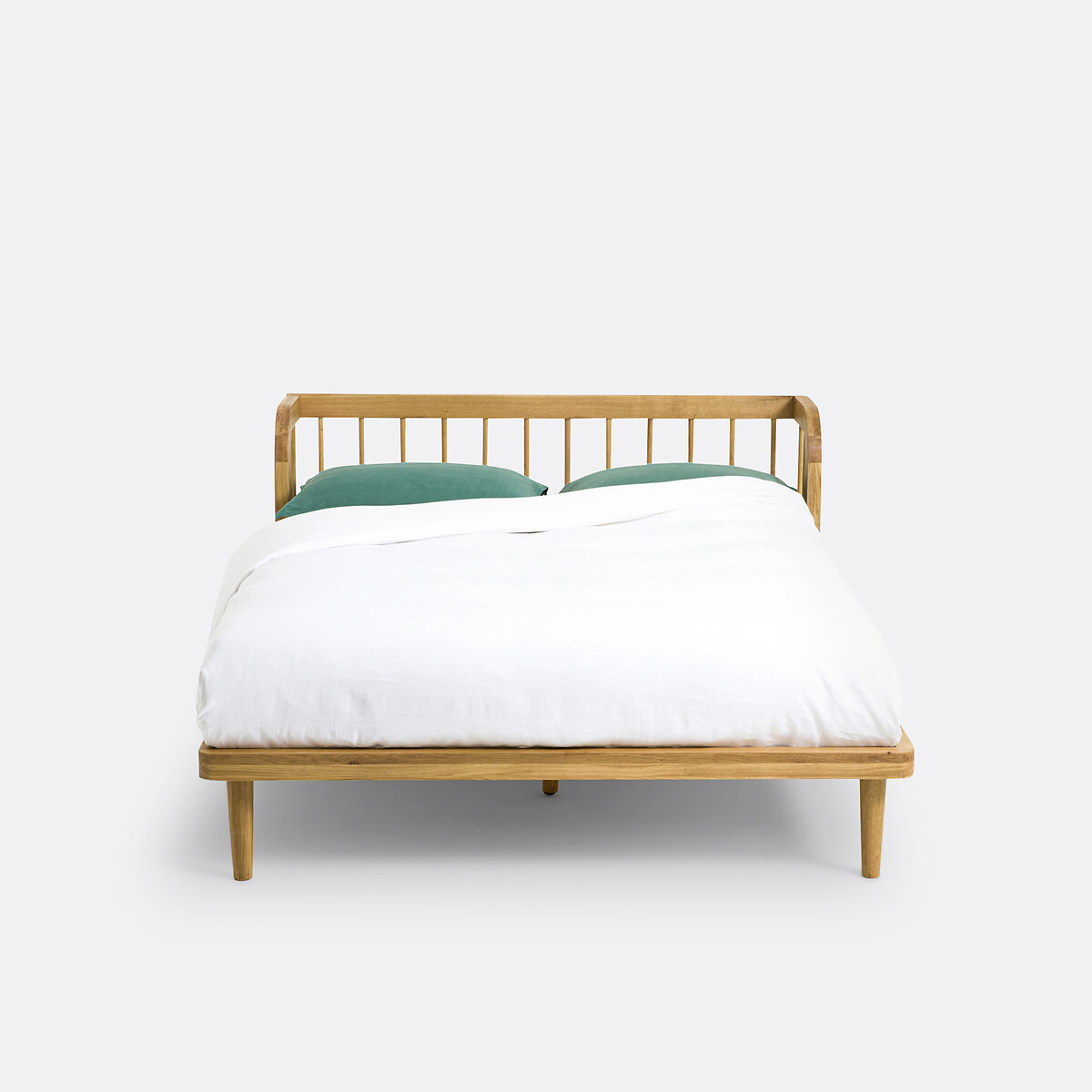 Matea Solid Oak Bed with Bed Base oak, LA REDOUTE INTERIEURS