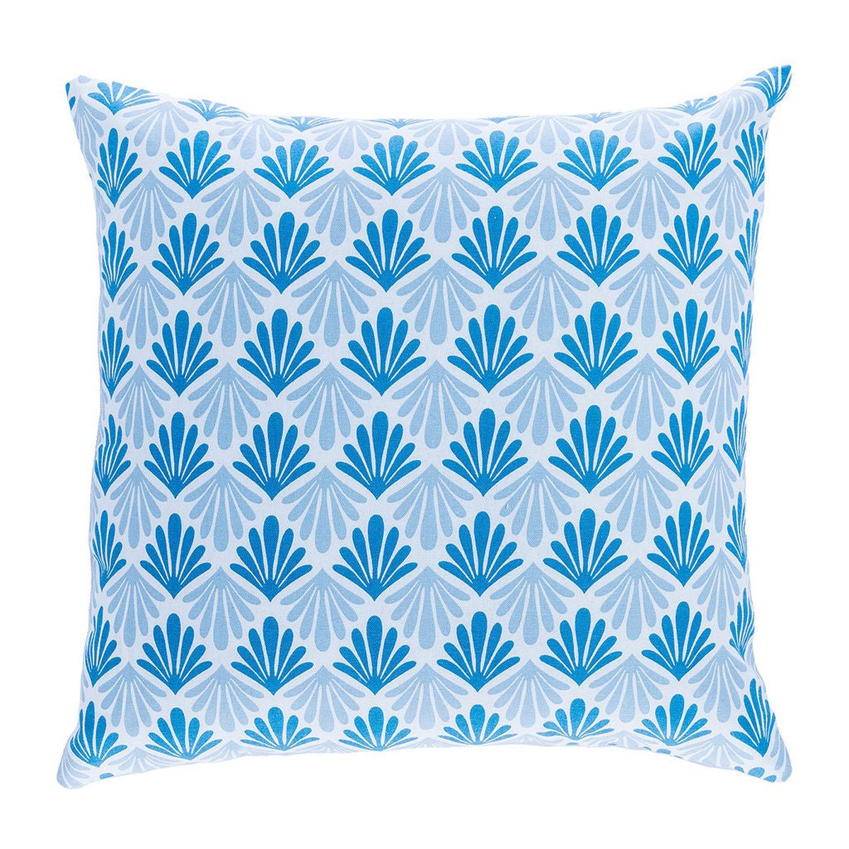 Housse de coussin d'extérieur coton PEACOCK bleu, FEBRONIE