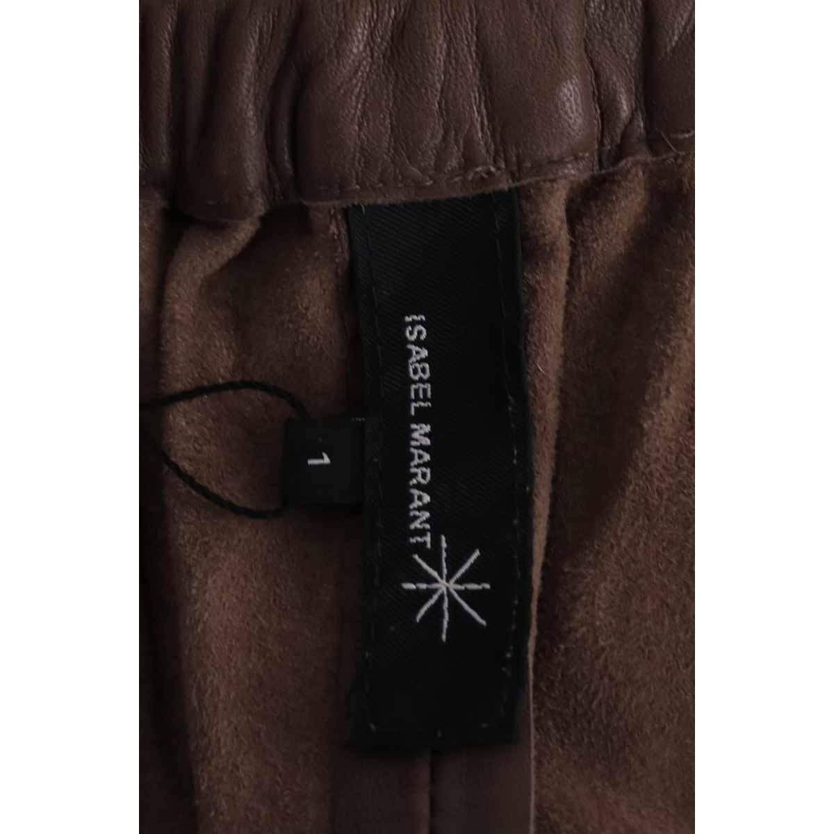 Mini jupe - Bon État marron, ISABEL MARANT