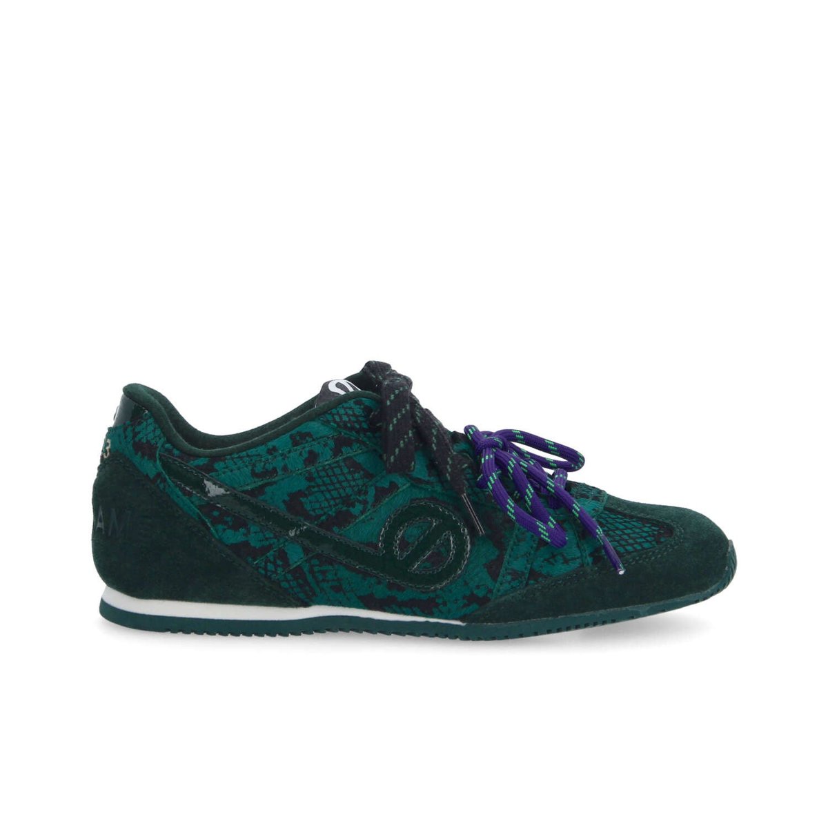 EVO RUN W SNAKE KISS ÉMERAUDE - Collier orné de Cristaux Swarovski® inclus vert, NO NAME