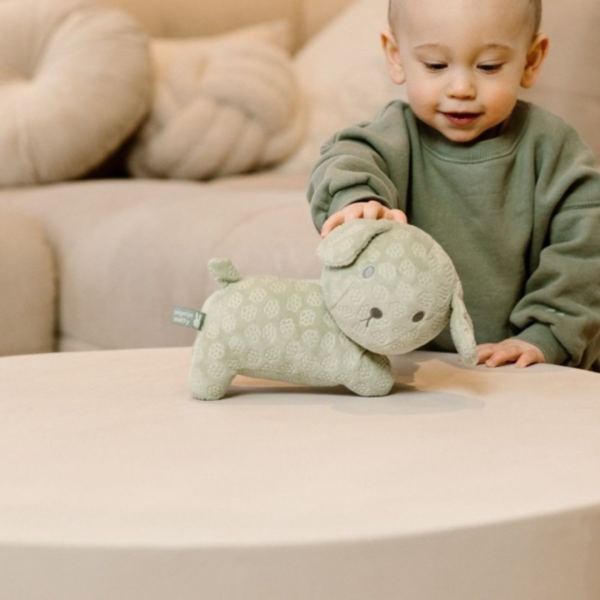 Peluche Snuffy, le chien de Miffy - Flower Vert vert, PIOUPIOU ET MERVEILLES