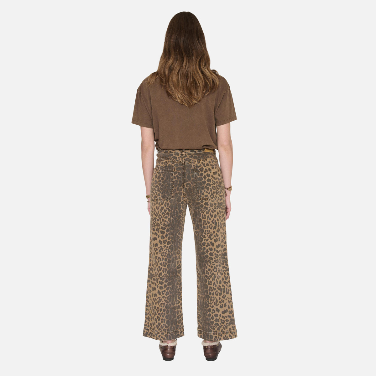 Jean THE FRIDA LEOPARD PRINT nuts, MKT STUDIO