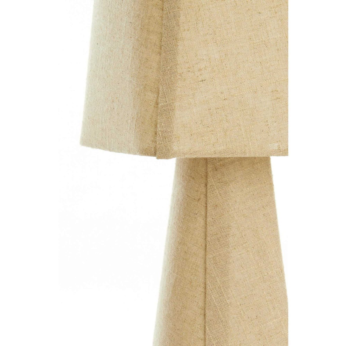 Lampe À Poser Textiles MIKKO naturel, LIGHT & LIVING