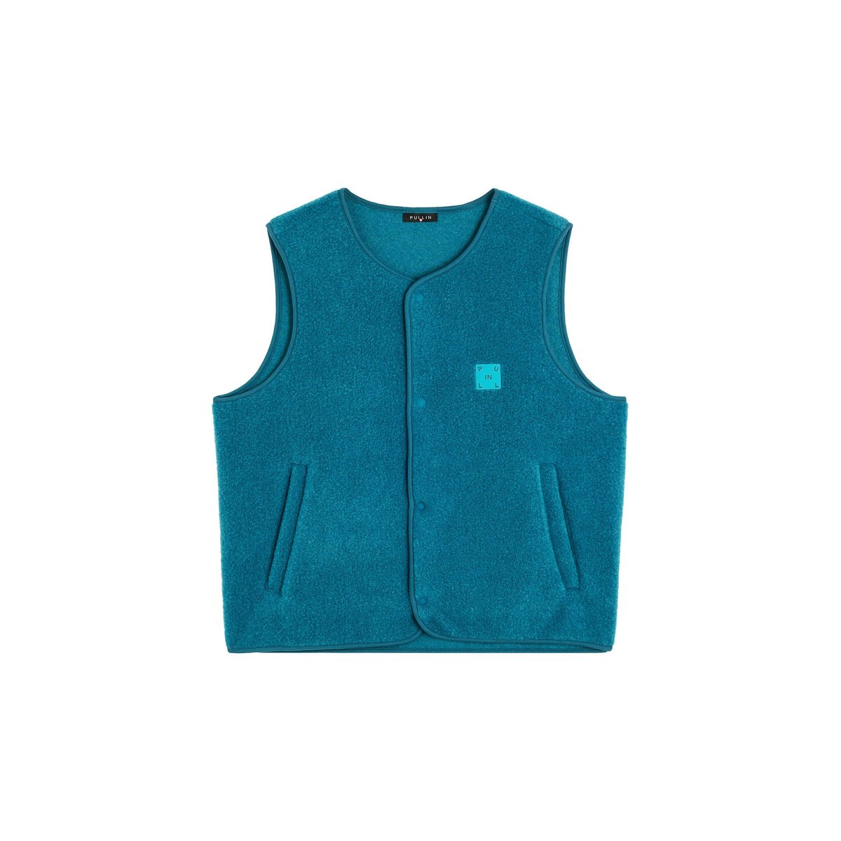 GILET SANS MANCHE DUCK bleu canard, PULLIN