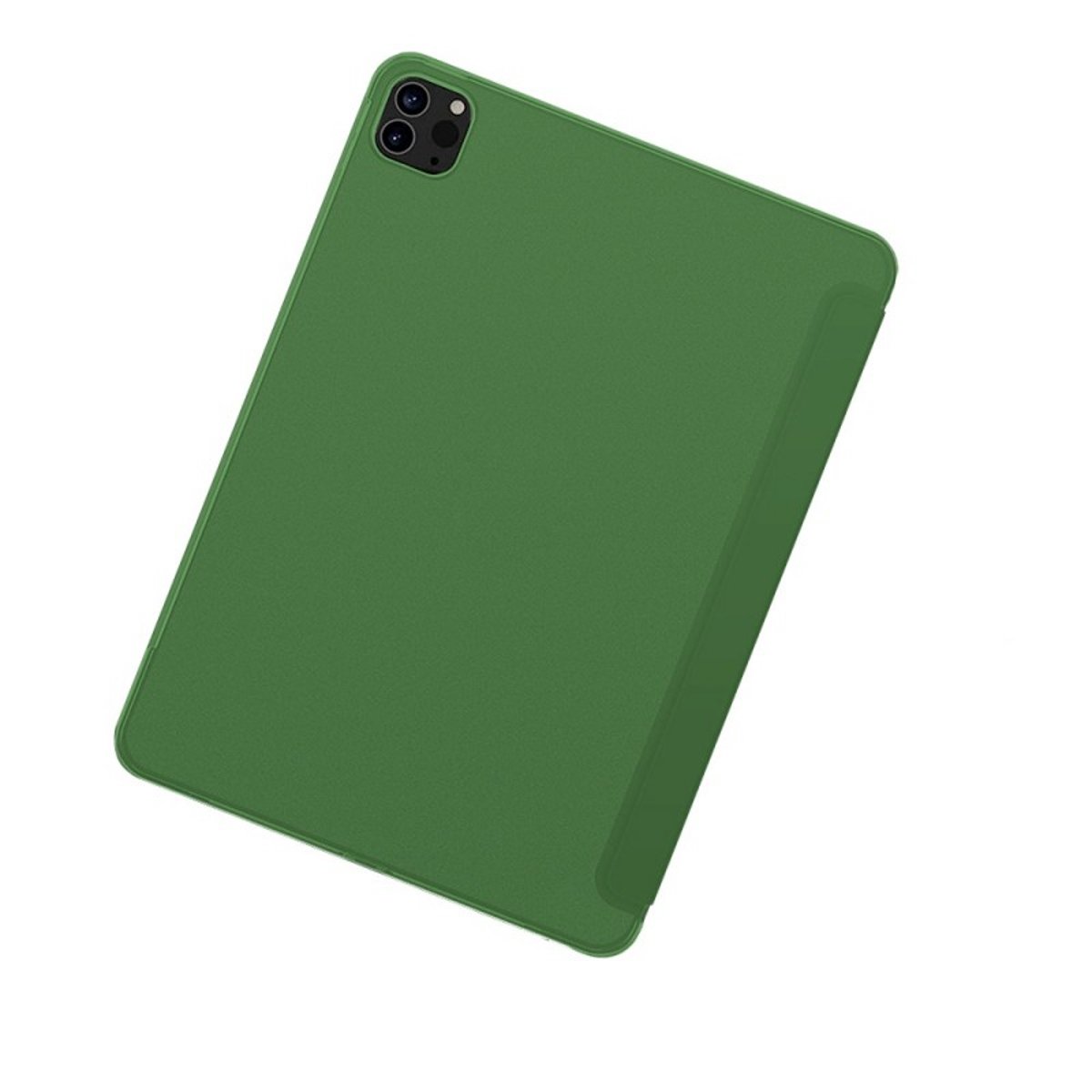 Etui Smart Cover à rabat avec support pour iPad Pro 12.9" (2018/2020/2021) vert sapin, EVETANE