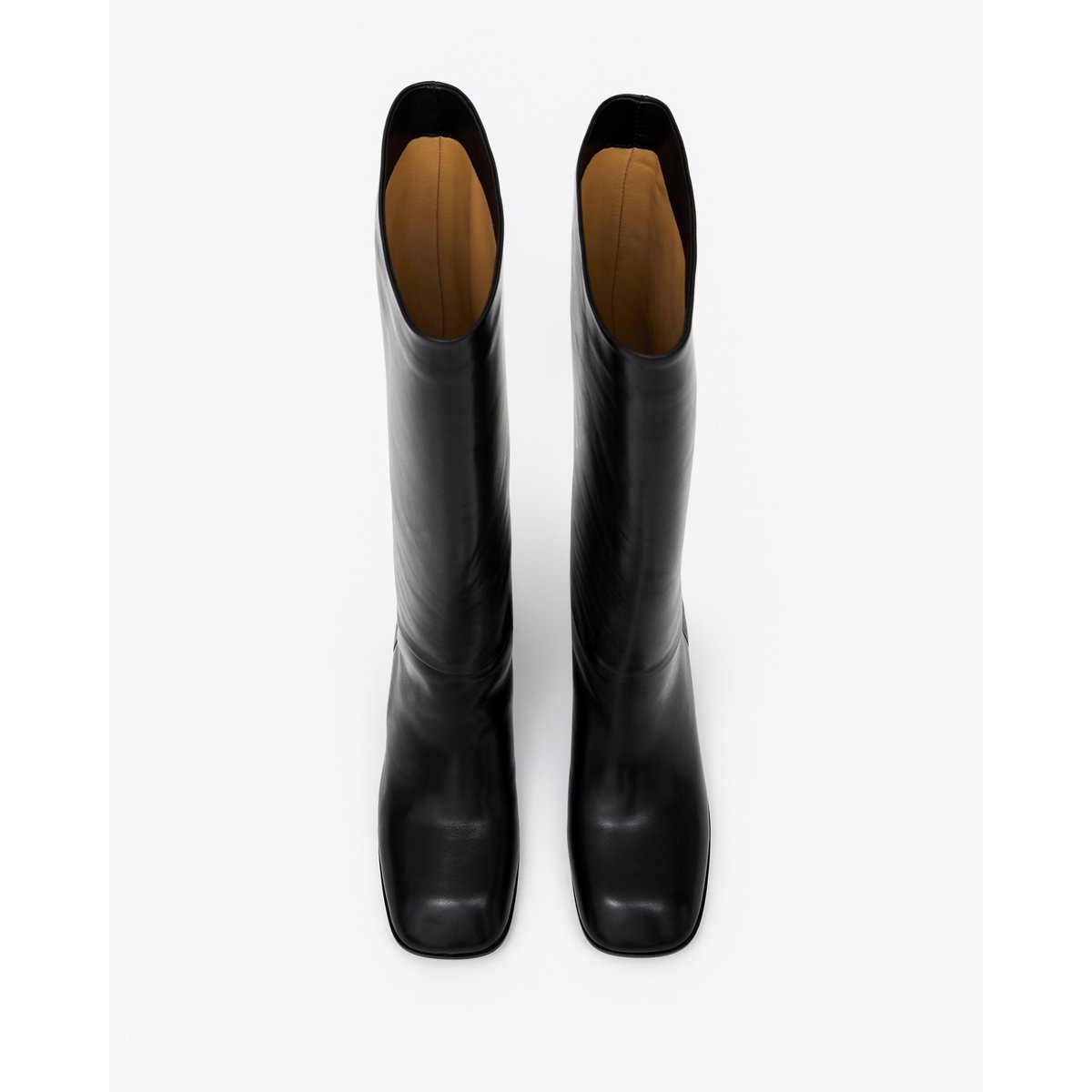 Bottes à talon large GALIA LOW noir, MI MAI