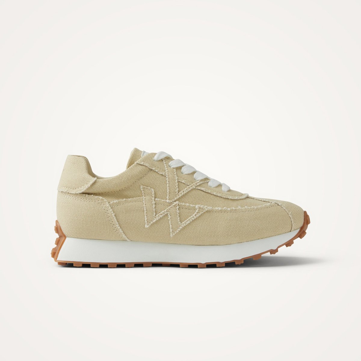 Baskets avec semelle running FLOW Staple beige, VANESSA WU