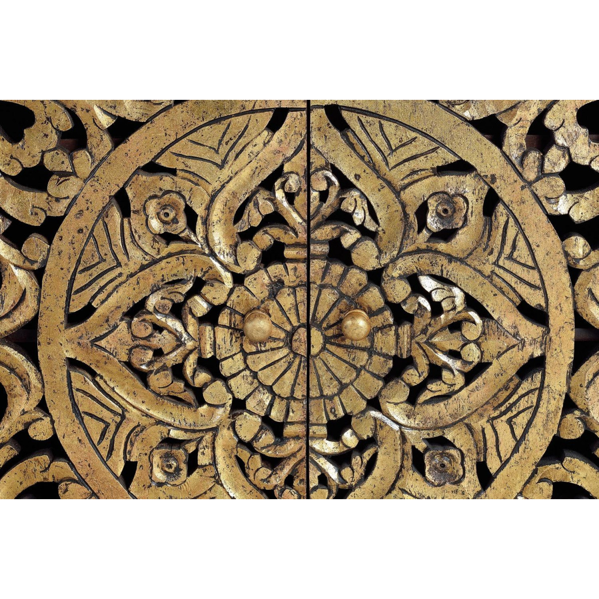 Bahut - NOËLIA marron, DECORATION D’AUTREFOIS