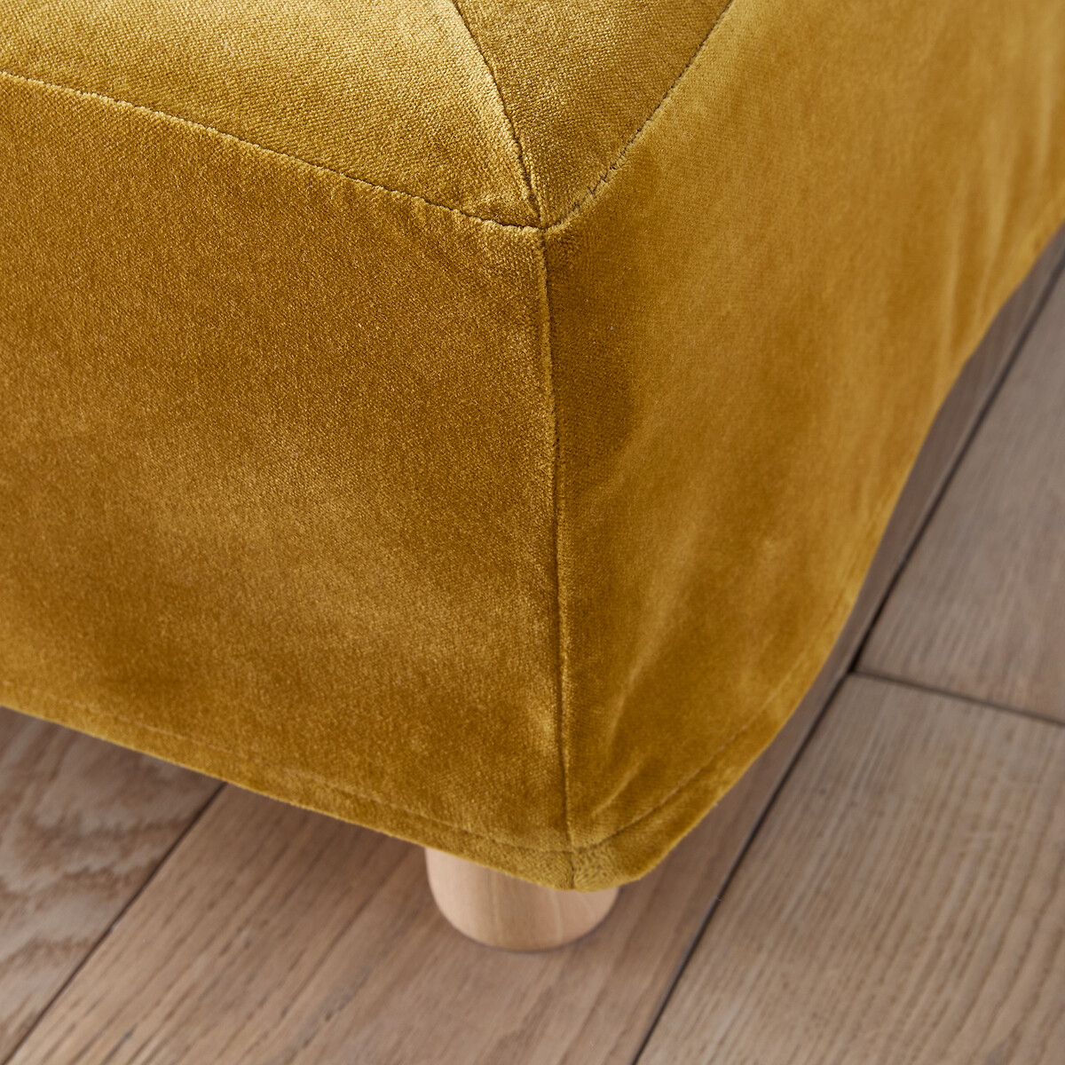 Cache-sommier velours, Velvet bronze, LA REDOUTE INTERIEURS