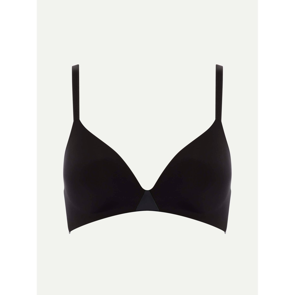Soutien-gorge sans armature triangle coques ESSENTIALL noir, CHANTELLE