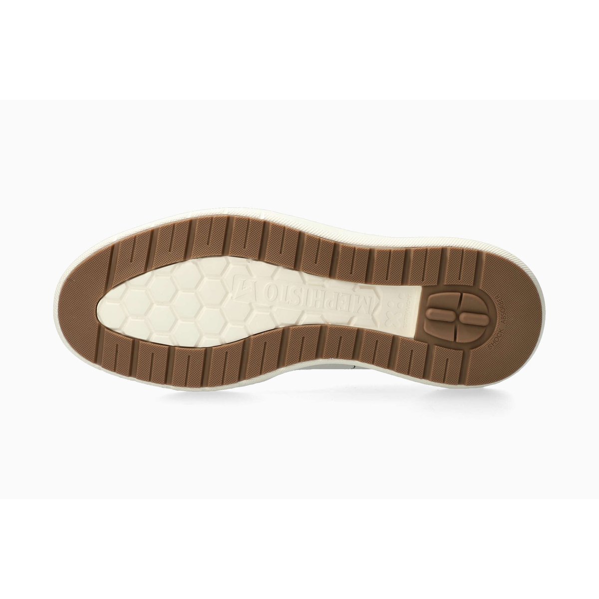Baskets en cuir JENARO beige stone 514, MEPHISTO