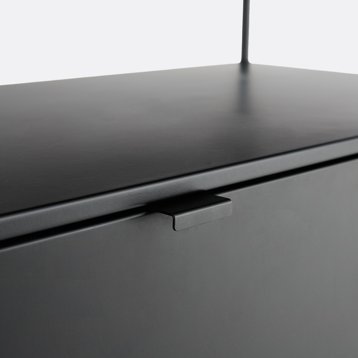 Meuble TV, en métal acier, largeur 200 cm, MIVA noir, LA REDOUTE INTERIEURS