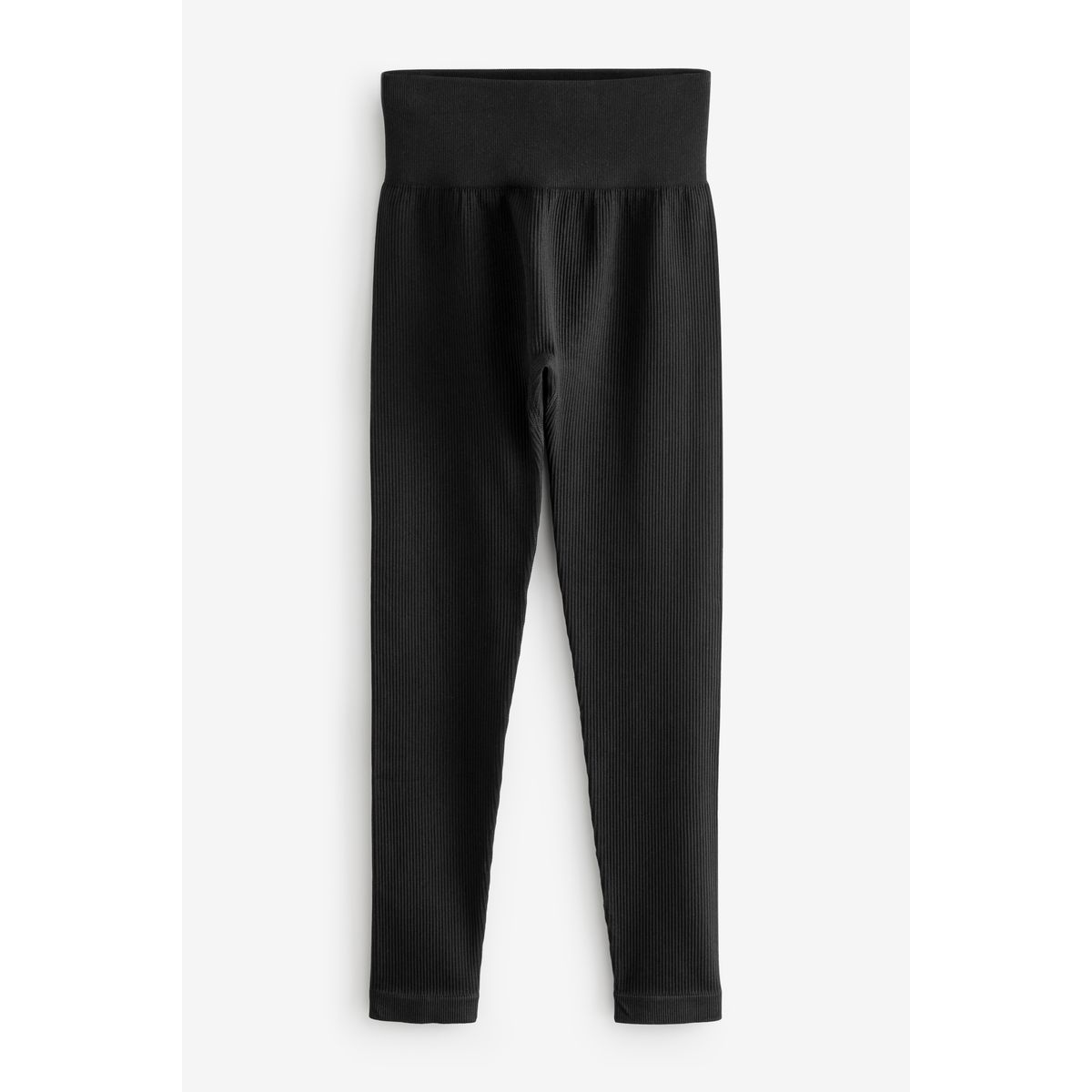 Leggings taille haute côtelés, lot de 2 noir, NEXT