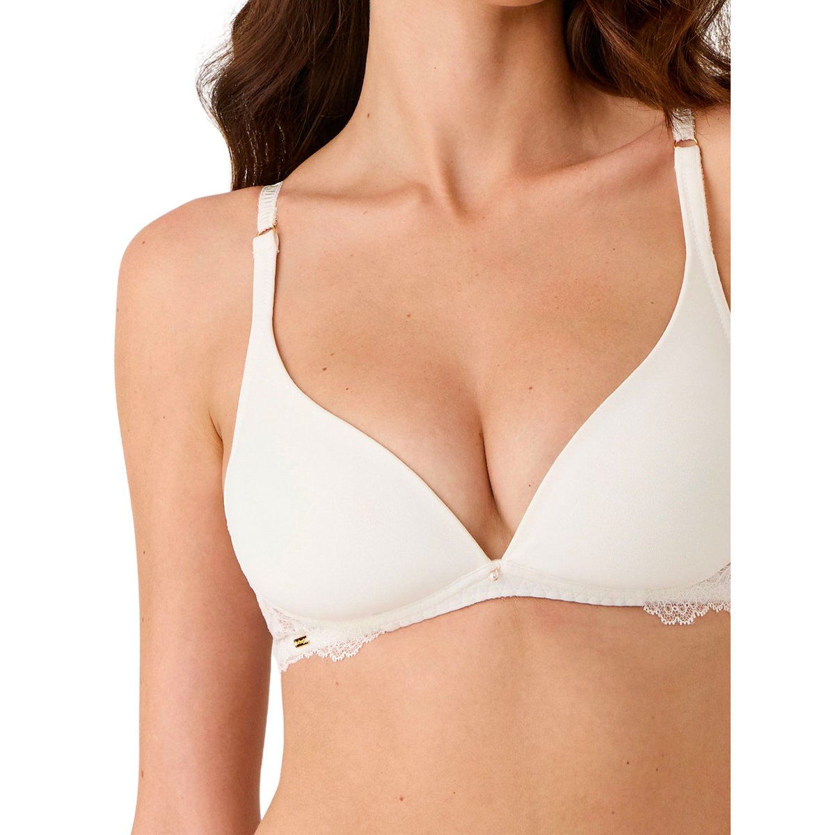 Soutien-gorge décolleté profond sans armatures RENATTA MARIAGE ivoire, SELMARK