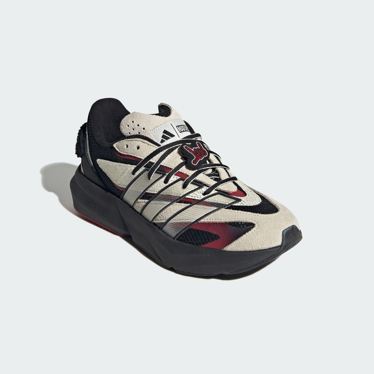 Chaussure Adidas Marvel Spider-Man Lightblaze Chaussure Adidas Marvel Spider-Man Lightblaze core black / off white / team victory red, ADIDAS SPORTSWEAR