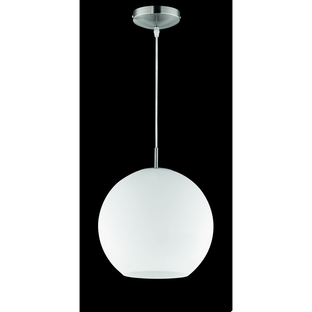Suspension en verre design, D.25 , MOON blanc, TRIO