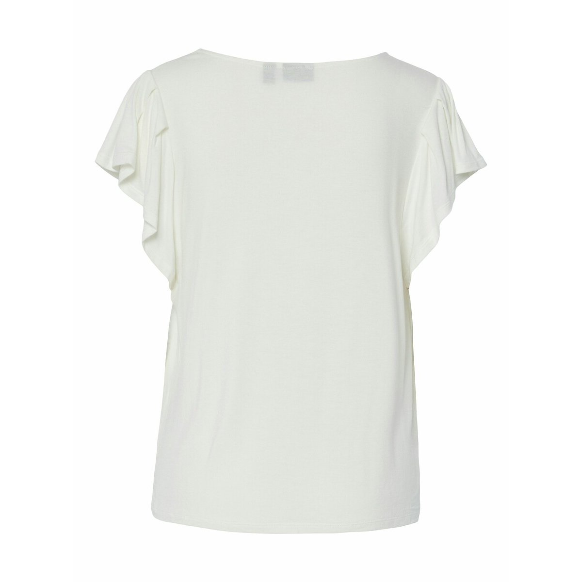 Tee shirt col v manches courtes imprimé fleuri, PIECES