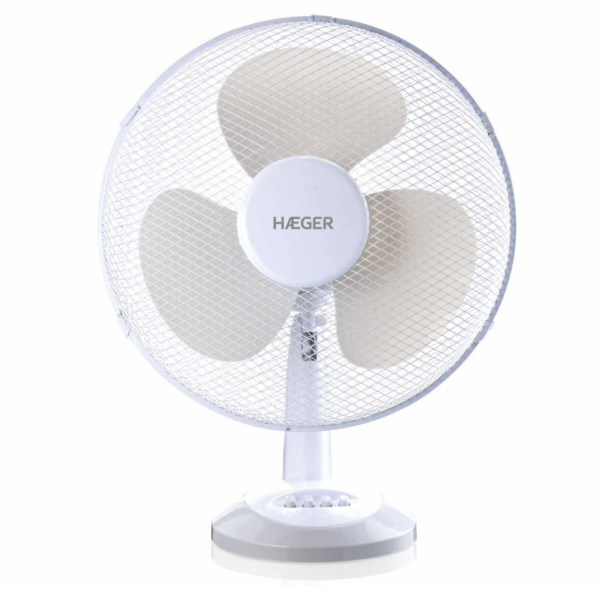 Ventoinha de mesa HAEGER TABLE WIND - 50W, 40cm, da HAEGER branco, HAEGER