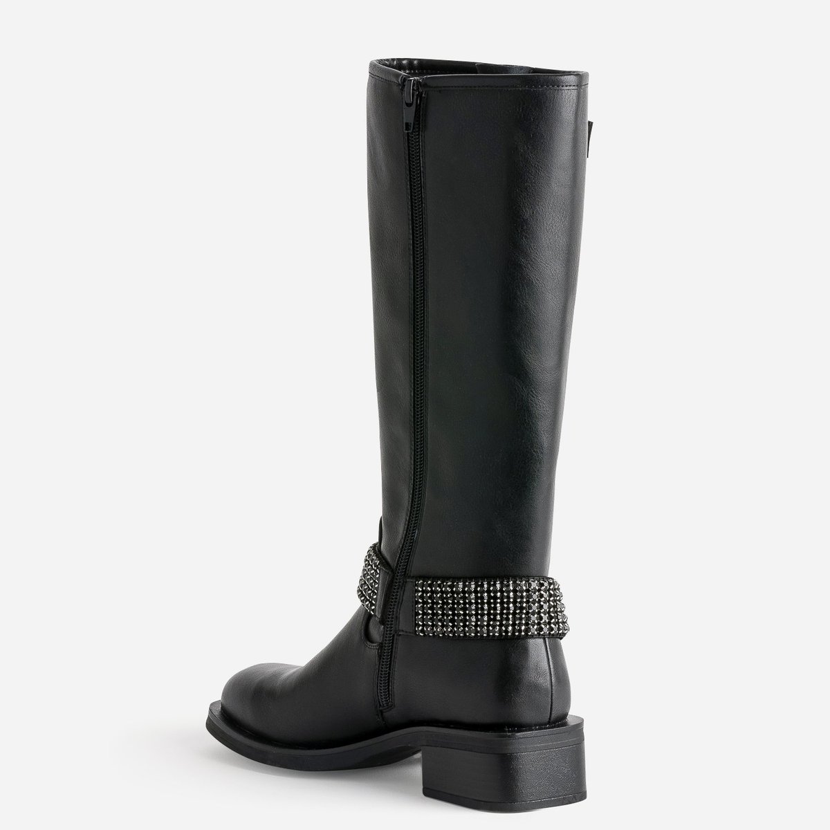 Botte Plate RAMIA noir, TEXTO
