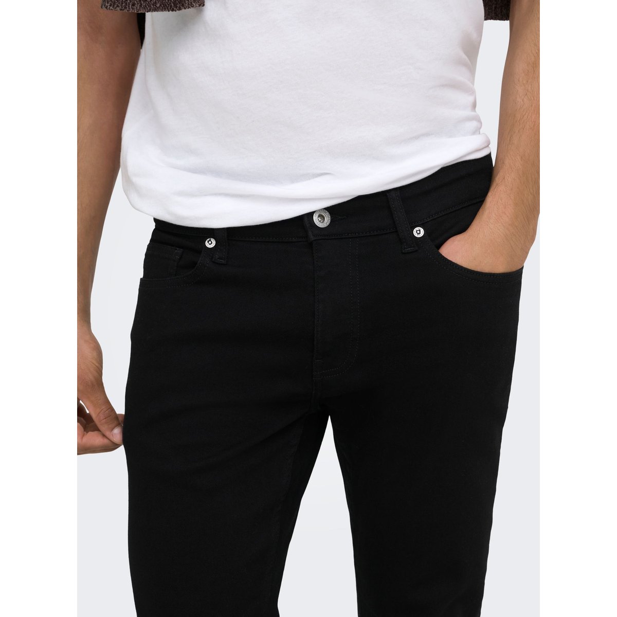 Jean Skinny black denim, ONLY & SONS