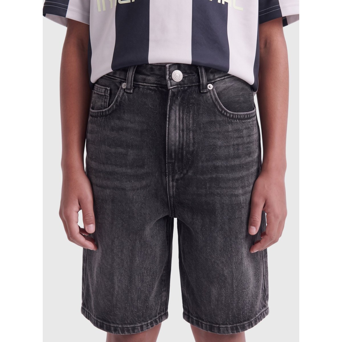 Short En Denim washed black, ONLY & SONS JUNIOR