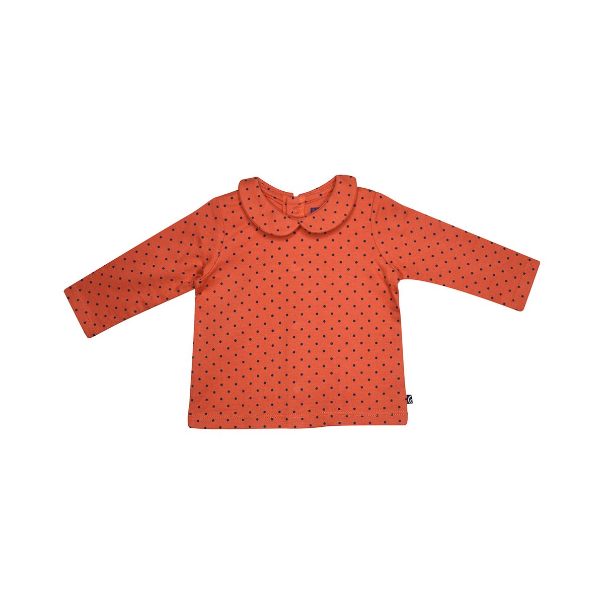 Tee shirt robe iseult velours cotele bebe bleu, SUCRE D'ORGE