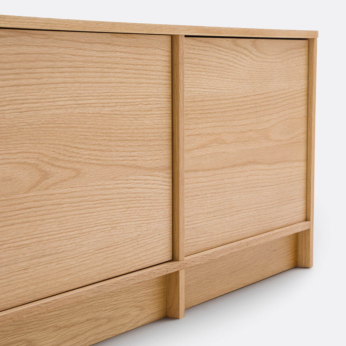 Credenza bassa modulare impiallacciata rovere, 2 ante Senssia color quercia, LA REDOUTE INTERIEURS