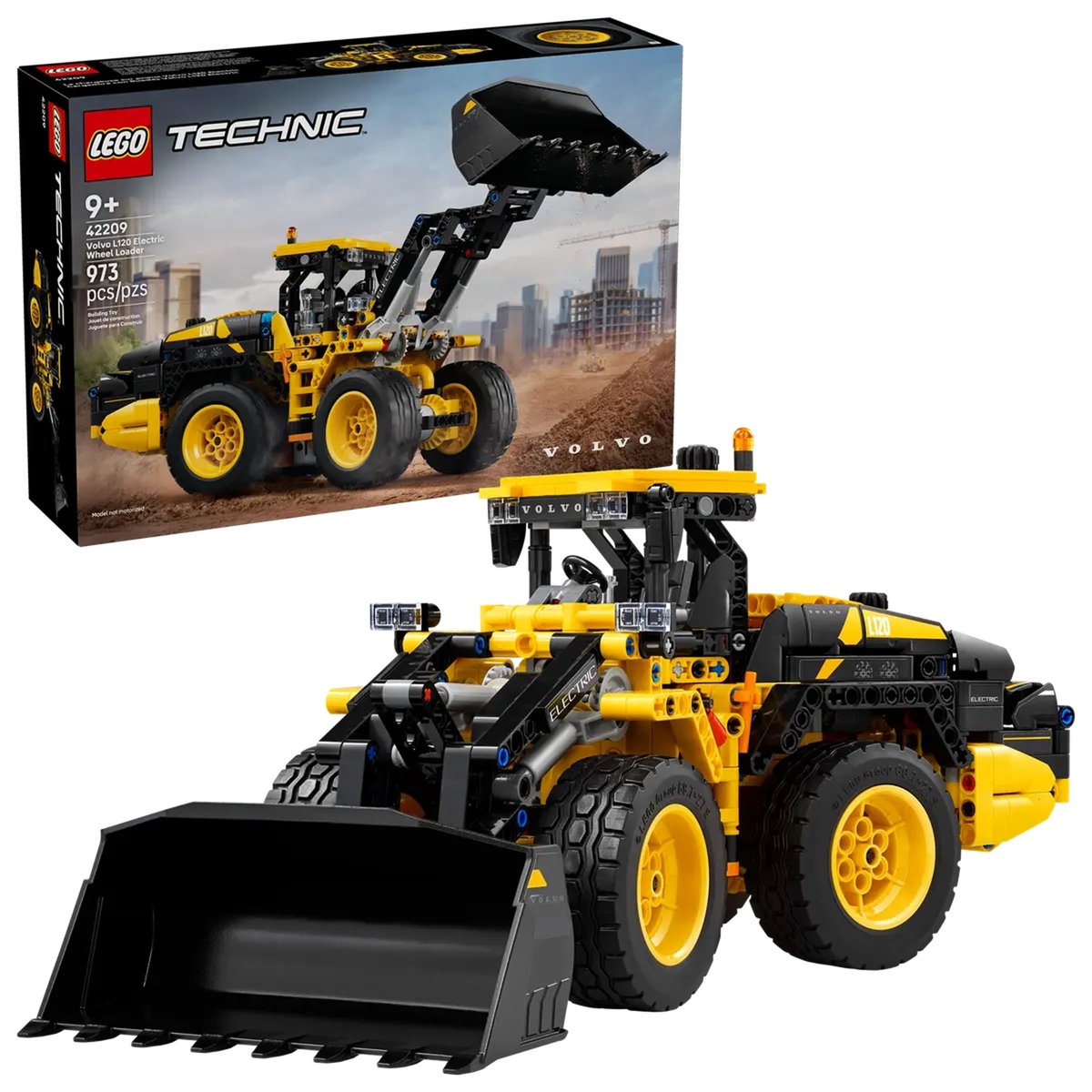 Technic La chargeuse sur pneus Volvo L120 Electric multicolore, LEGO