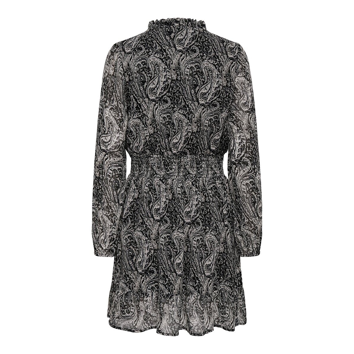 Robe courte imprimée noir, ONLY