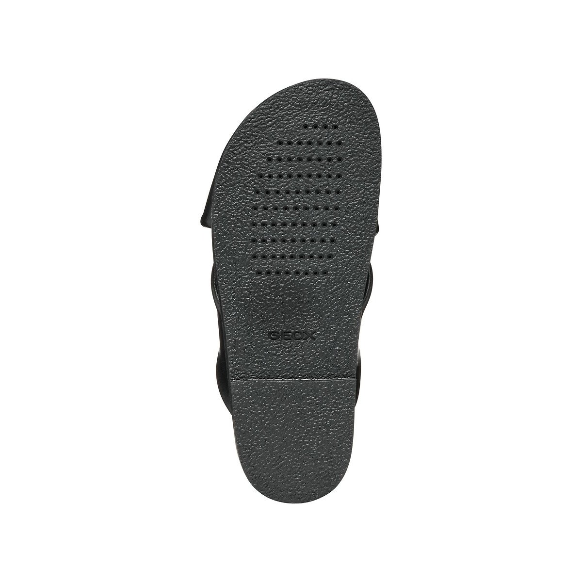 Mules piatte in pelle Adelash nero , GEOX