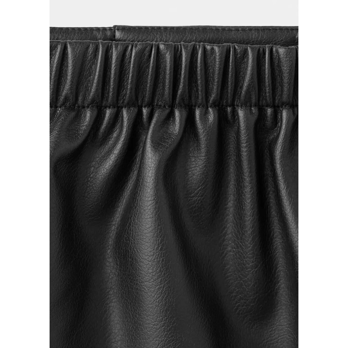 Short simili-cuir noir, MANGO KIDS