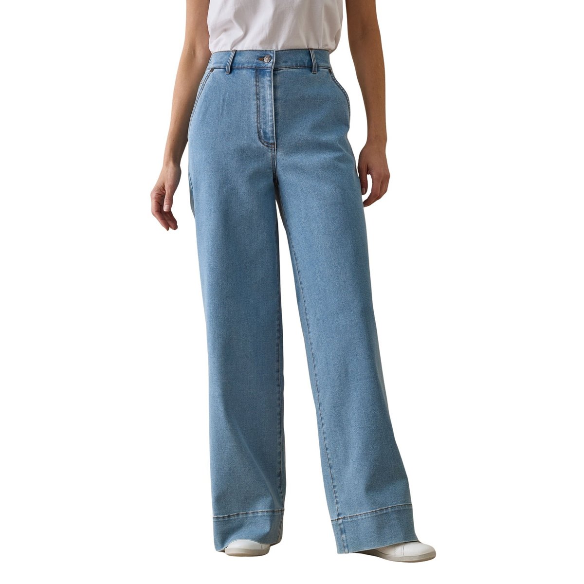 Jean coupe large denim brut, DAXON
