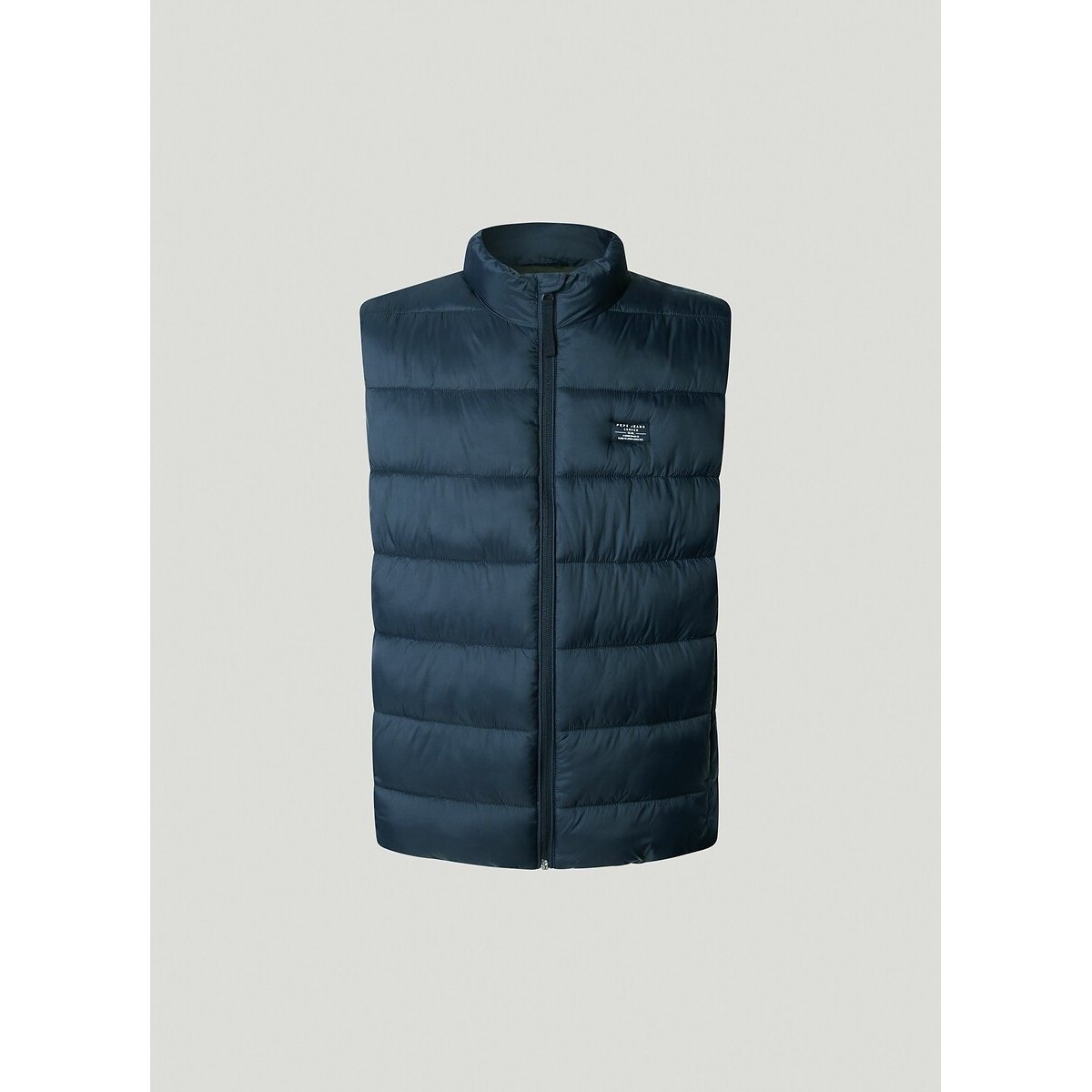 Zip-Up Padded Gilet navy blue, PEPE JEANS