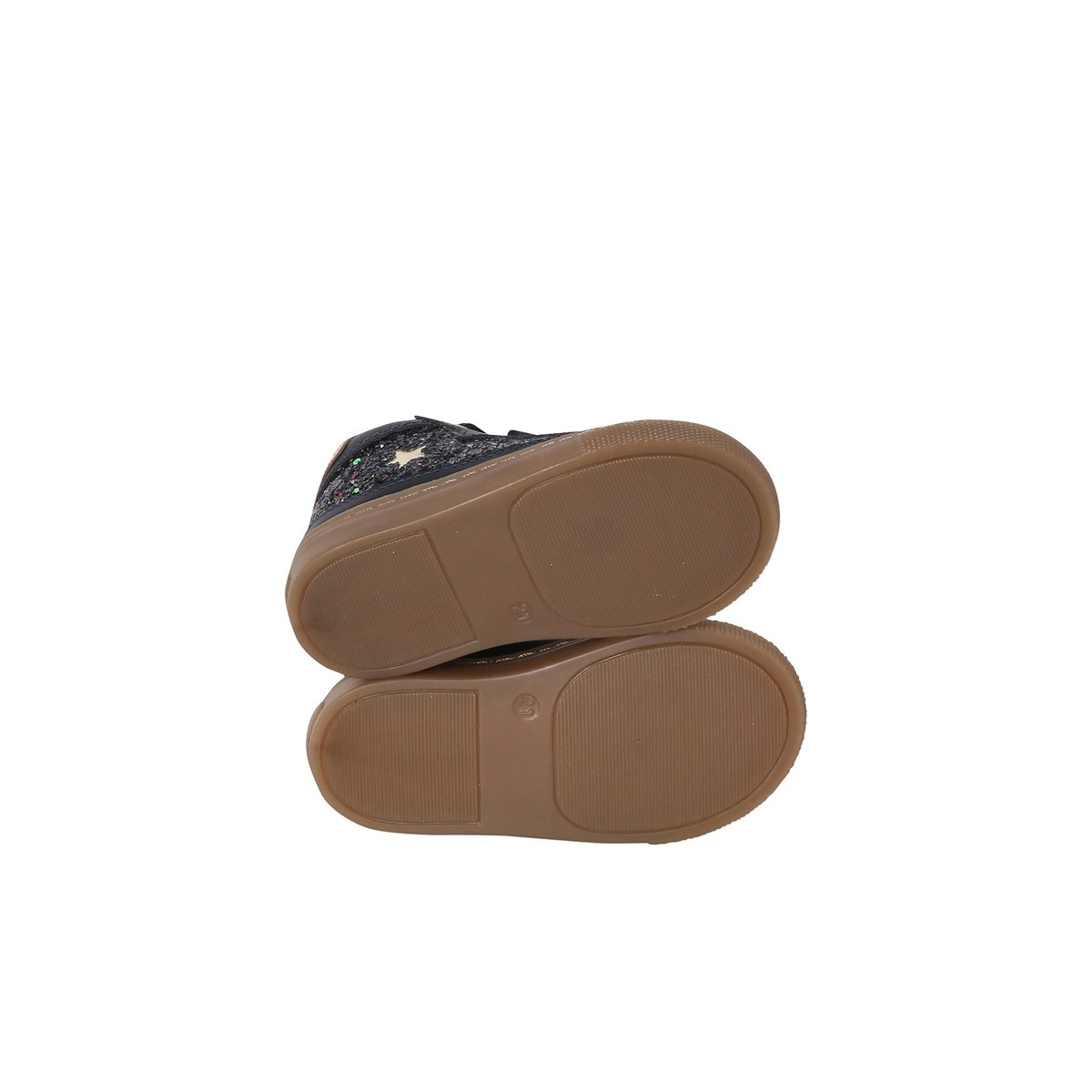 Baskets bébé cuir zippées marine, VERTBAUDET