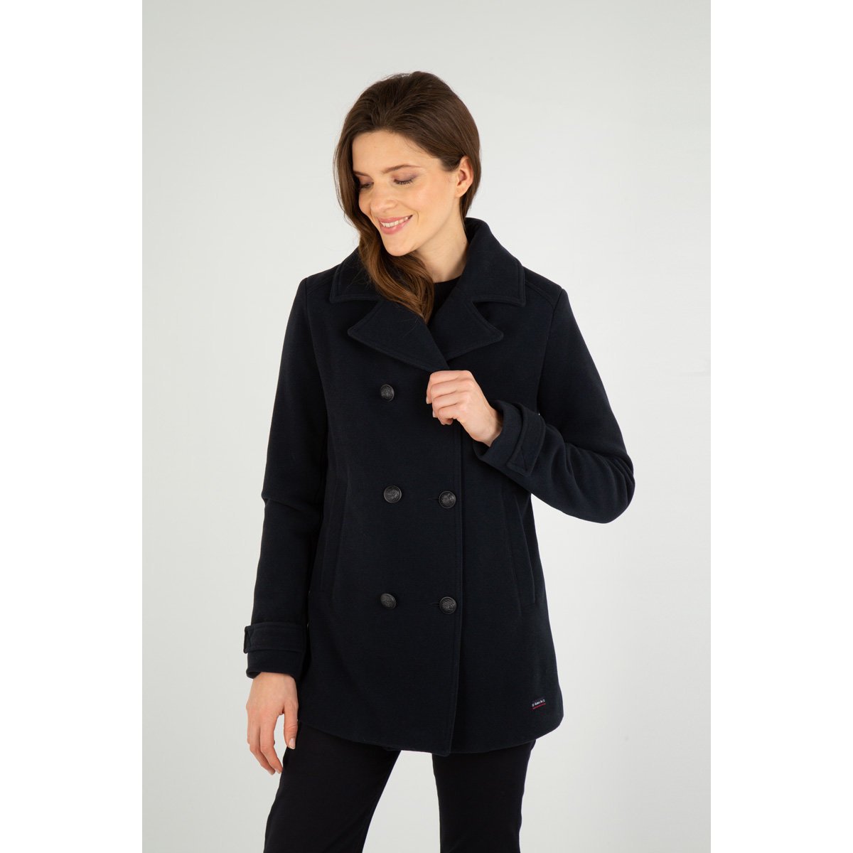 Caban en velours de laine PENFRET rich navy, ARMOR-LUX