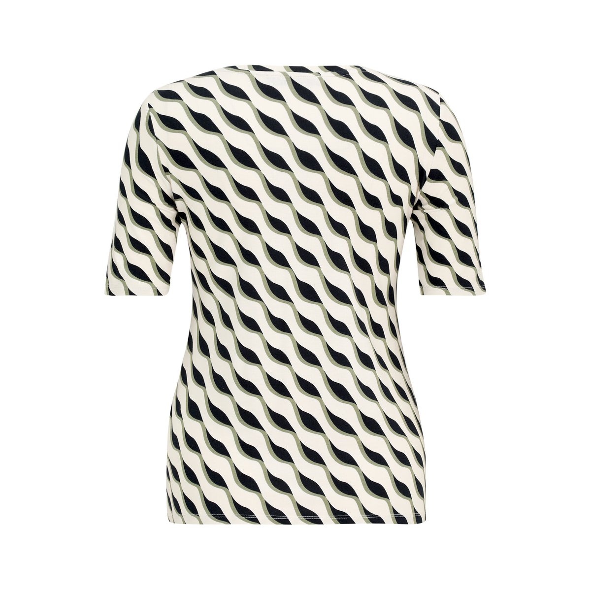T-shirt basique à imprimé beige/dark blue, BETTY BARCLAY